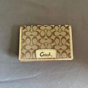 SOLD Coach Card Case